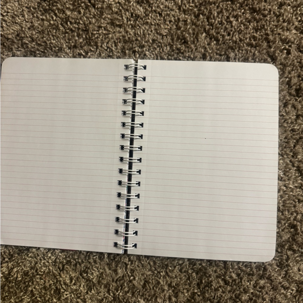 Lilly Pulitzer Pink and Blue Paisley Notebook - Picture 2 of 3
